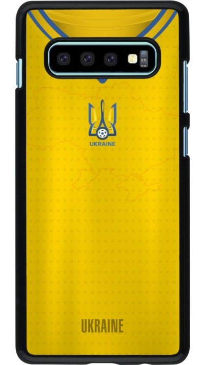 Coque Samsung Galaxy S10+ - Maillot de football Ukraine