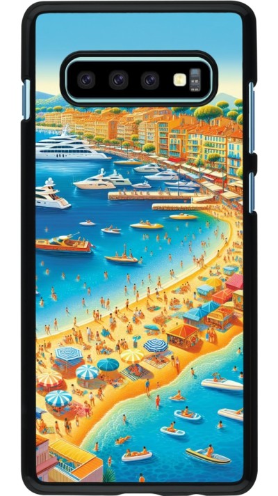 Samsung Galaxy S10+ Case Hülle - French Riviera People