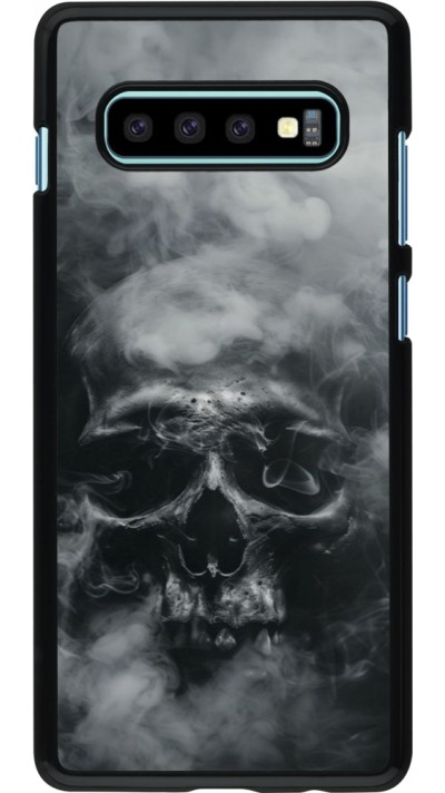 Samsung Galaxy S10+ Case Hülle - Halloween 2024 smoky skull