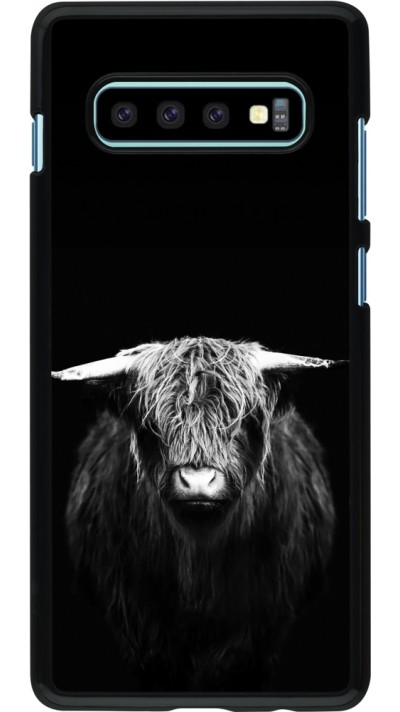 Samsung Galaxy S10+ Case Hülle - Highland calf black