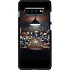 Samsung Galaxy S10+ Case Hülle - Die Pokerhunde