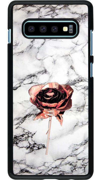 Hülle Samsung Galaxy S10+ - Marble Rose Gold