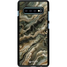 Samsung Galaxy S10+ Case Hülle - Oliv Marmor