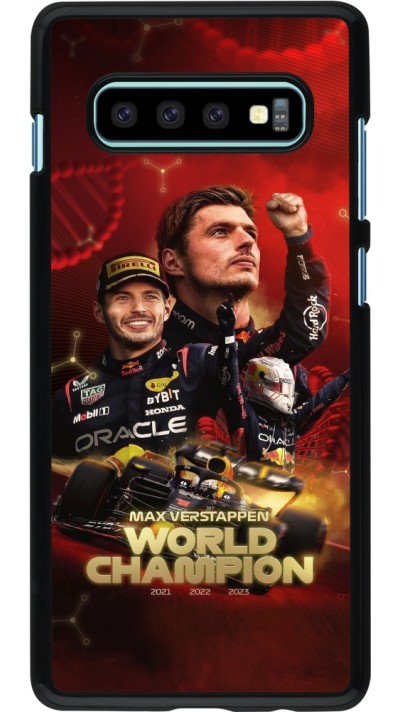 Samsung Galaxy S10+ Case Hülle - Max Verstappen Champion 2023