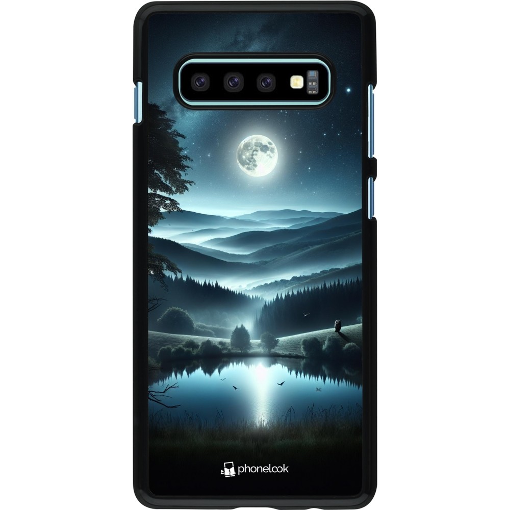 Samsung Galaxy S10+ Case Hülle - Ansicht des Nachthimmels