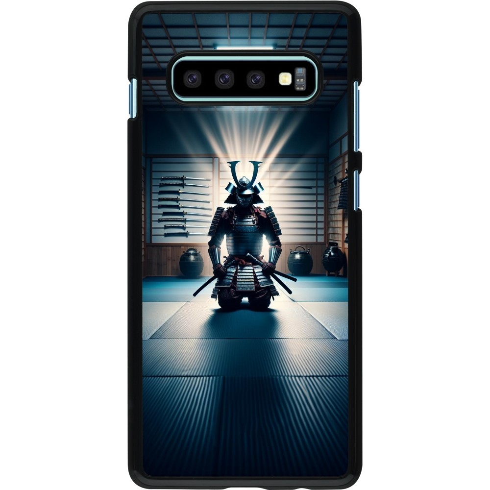 Samsung Galaxy S10+ Case Hülle - Samurai im Gebet