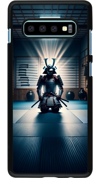 Samsung Galaxy S10+ Case Hülle - Samurai im Gebet