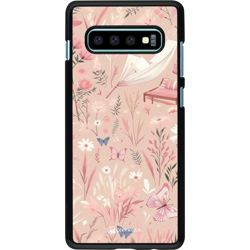 Samsung Galaxy S10+ Case Hülle - Sommer Pastellmuster