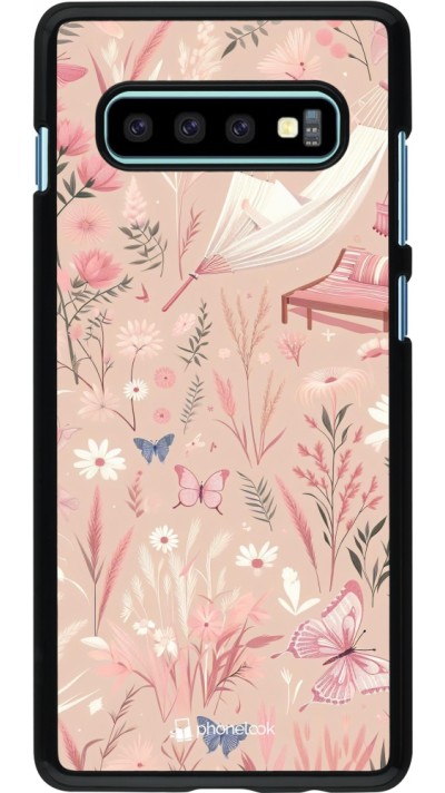 Samsung Galaxy S10+ Case Hülle - Sommer Pastellmuster