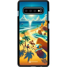 Samsung Galaxy S10+ Case Hülle - Sonnenuntergang Brise