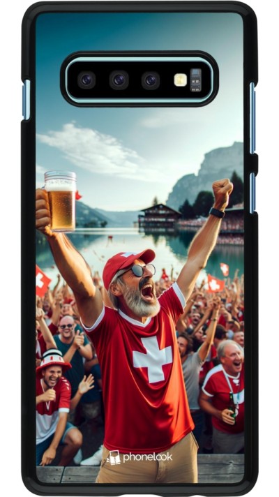 Coque Samsung Galaxy S10+ - Victoire suisse fan zone Euro 2024