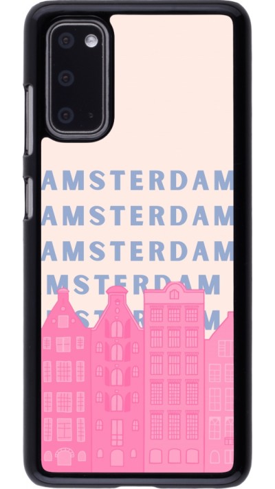 Samsung Galaxy S20 Case Hülle - Amsterdam Pink Print