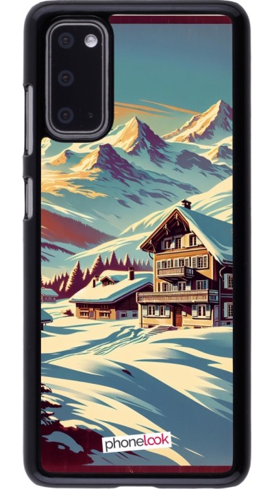 Samsung Galaxy S20 Case Hülle - Chalet Berg verschneit