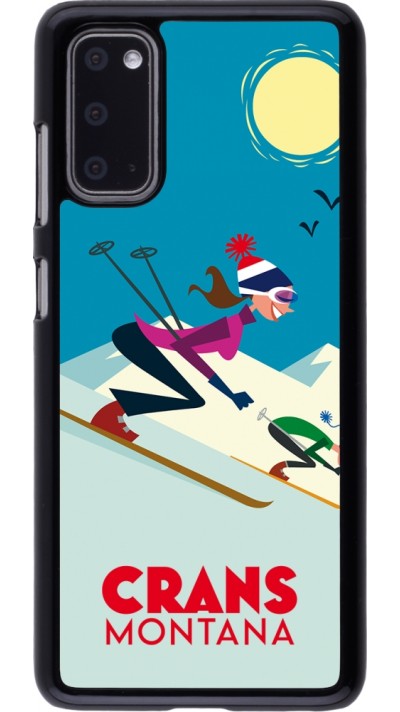 Samsung Galaxy S20 Case Hülle - Crans-Montana Ski Downhill