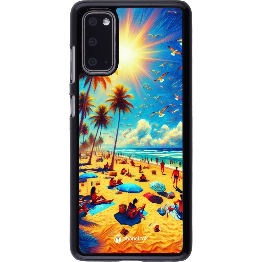 Samsung Galaxy S20 Case Hülle - Sommer Paradies Farbe