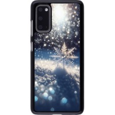 Samsung Galaxy S20 Case Hülle - Schneeflocke Solar Glanz