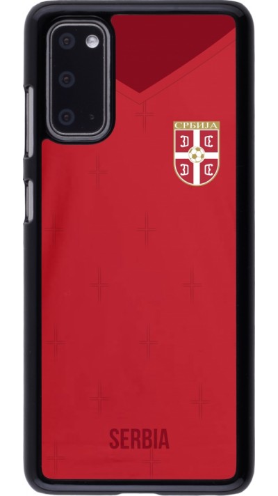 Samsung Galaxy S20 Case Hülle - Serbien 2022 personalisierbares Fussballtrikot