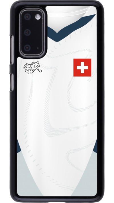 Samsung Galaxy S20 Case Hülle - Schweiz Away personalisierbares Fussballtrikot