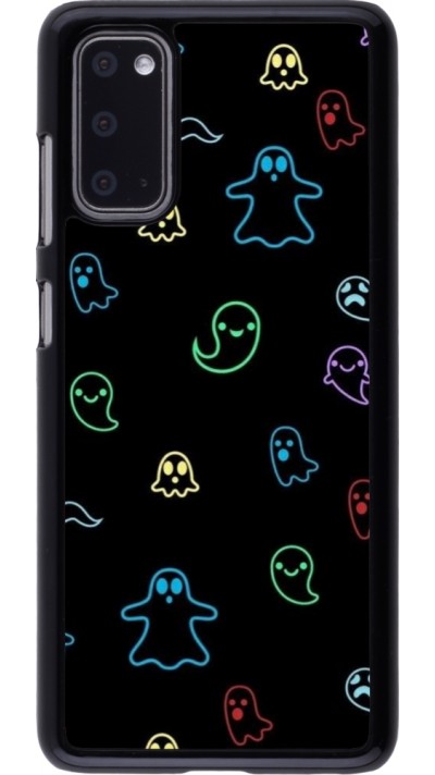 Samsung Galaxy S20 Case Hülle - Halloween 2024 colorful ghosts