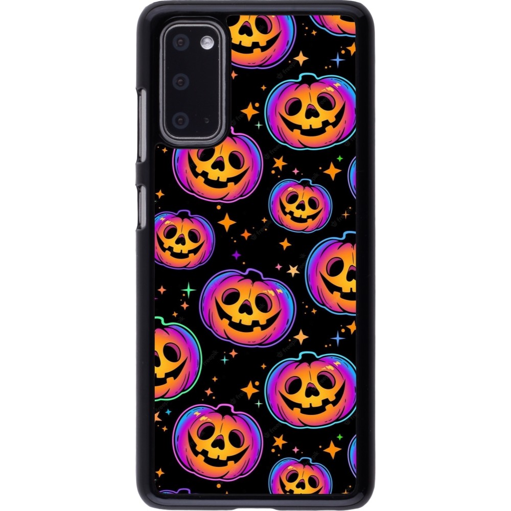 Samsung Galaxy S20 Case Hülle - Halloween 2024 rainbow pumpkins