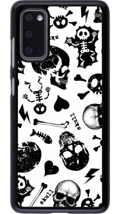 Samsung Galaxy S20 Case Hülle - Halloween 2024 skeleton mix