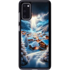 Samsung Galaxy S20 Case Hülle - Berg Schnee Licht