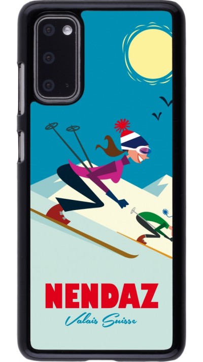 Samsung Galaxy S20 Case Hülle - Nendaz Ski Downhill