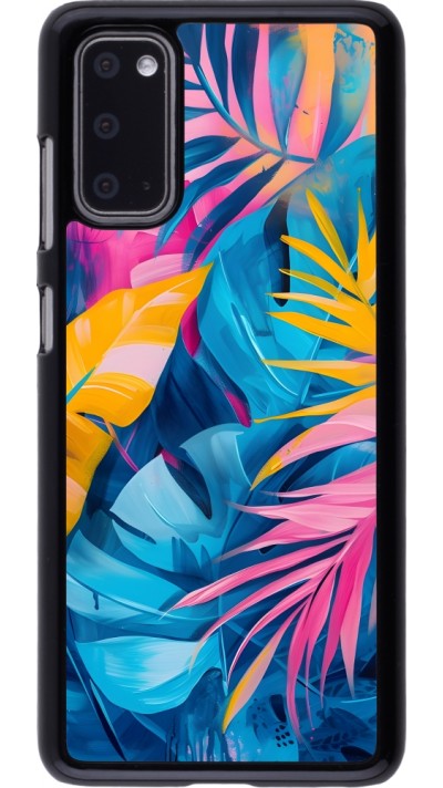 Samsung Galaxy S20 Case Hülle - Palms Blue