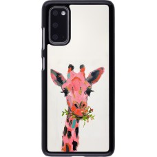 Samsung Galaxy S20 Case Hülle - Pink Girafe Paint