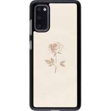 Samsung Galaxy S20 Case Hülle - Rosa Sand Minimalistisch