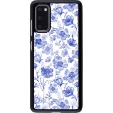 Samsung Galaxy S20 Case Hülle - Spring 23 watercolor blue flowers