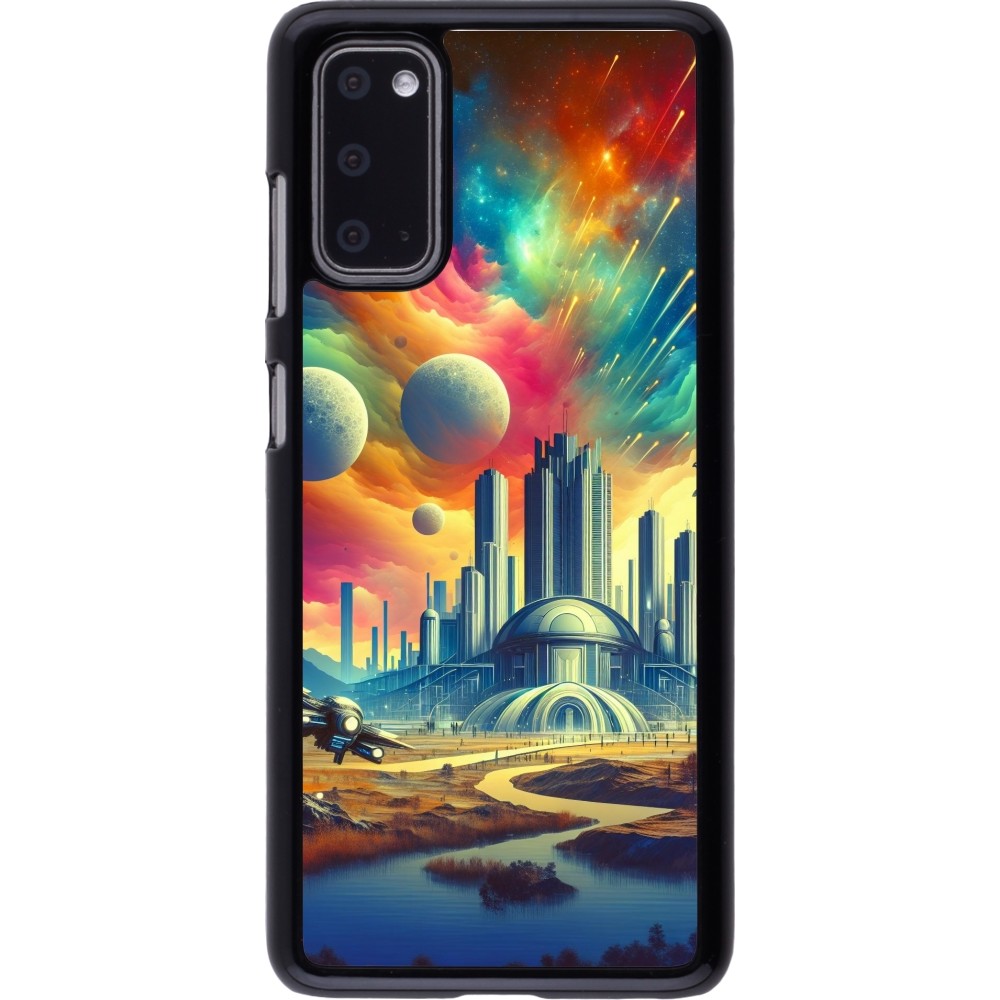 Samsung Galaxy S20 Case Hülle - Futuristische Stadt ausserhalb der Kuppel