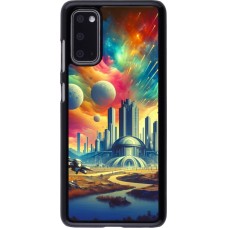 Samsung Galaxy S20 Case Hülle - Futuristische Stadt ausserhalb der Kuppel