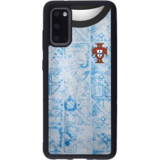 Samsung Galaxy S20 Case Hülle - Silikon schwarz Portugal Away personalisierbares Fussballtrikot