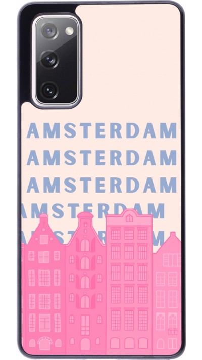 Samsung Galaxy S20 FE 5G Case Hülle - Amsterdam Pink Print