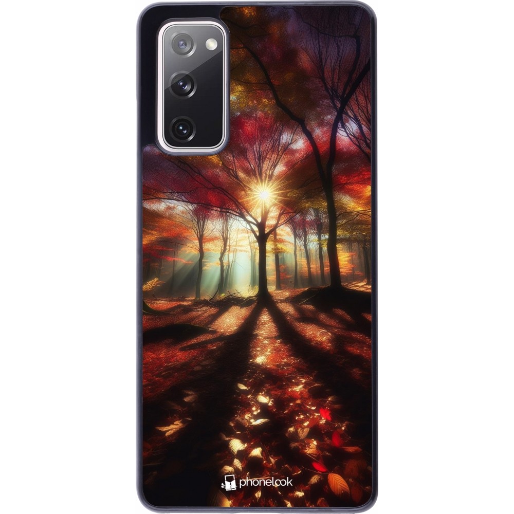 Samsung Galaxy S20 FE 5G Case Hülle - Herbstlicher goldener Glanz