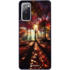 Samsung Galaxy S20 FE 5G Case Hülle - Herbstlicher goldener Glanz