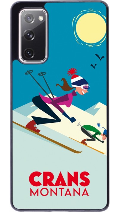 Samsung Galaxy S20 FE 5G Case Hülle - Crans-Montana Ski Downhill