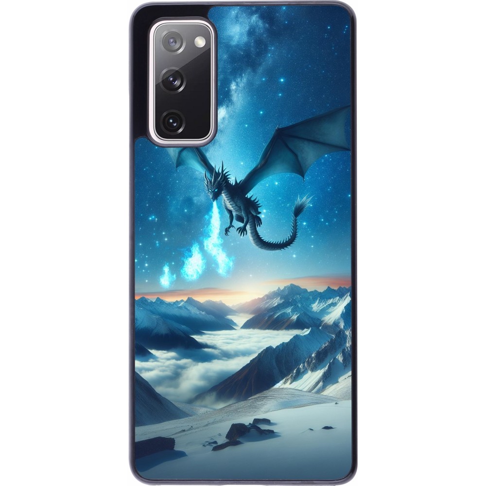 Samsung Galaxy S20 FE 5G Case Hülle - Drache nächtliche Berg