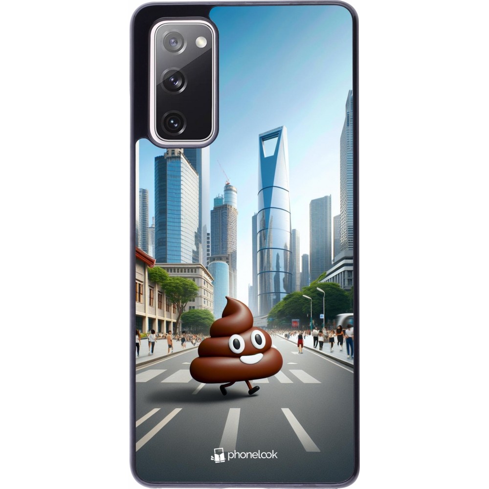 Samsung Galaxy S20 FE 5G Case Hülle - Kackhaufen Emoji Spaziergang