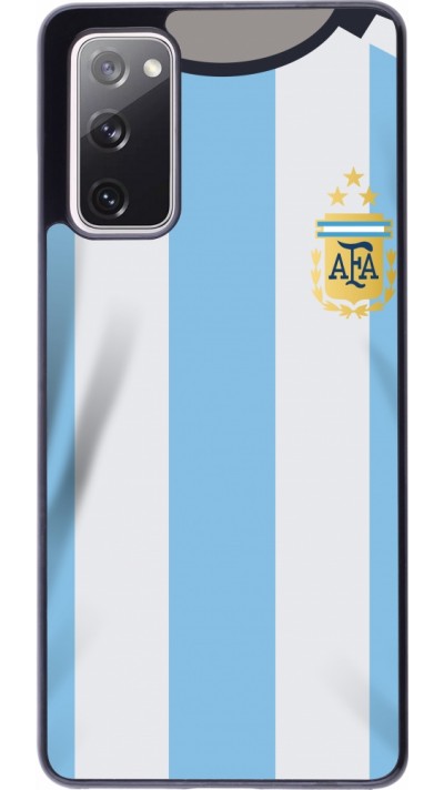 Samsung Galaxy S20 FE 5G Case Hülle - Argentinien 2022 personalisierbares Fussballtrikot