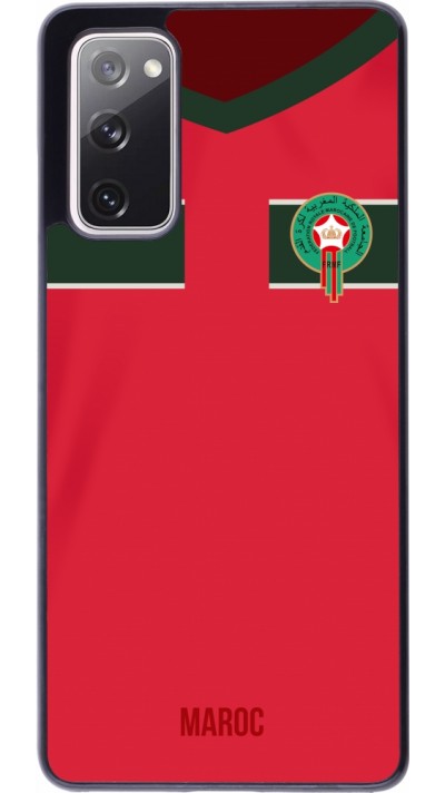 Samsung Galaxy S20 FE 5G Case Hülle - Marokko 2022 personalisierbares Fussballtrikot