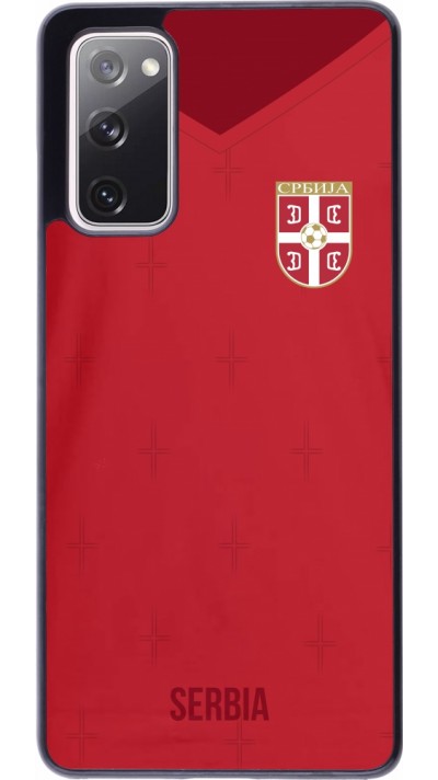 Samsung Galaxy S20 FE 5G Case Hülle - Serbien 2022 personalisierbares Fussballtrikot