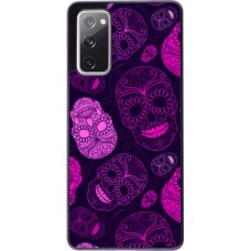 Samsung Galaxy S20 FE 5G Case Hülle - Halloween 2023 pink skulls