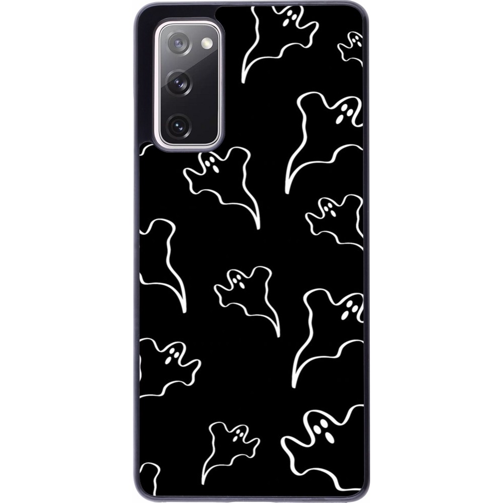 Samsung Galaxy S20 FE 5G Case Hülle - Halloween 2024 black and white ghosts