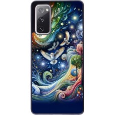 Samsung Galaxy S20 FE 5G Case Hülle - Fliegender Blumen-Eule