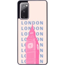 Samsung Galaxy S20 FE 5G Case Hülle - London Pink Print