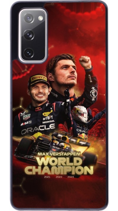 Samsung Galaxy S20 FE 5G Case Hülle - Max Verstappen Champion 2023