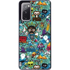 Samsung Galaxy S20 FE 5G Case Hülle - Mixed Cartoons Turquoise