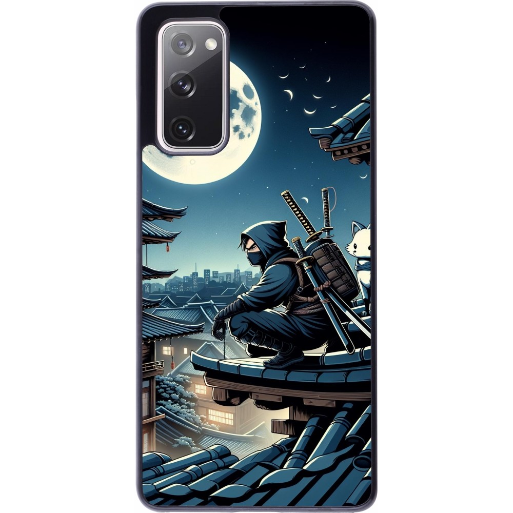 Samsung Galaxy S20 FE 5G Case Hülle - Ninja unter dem Mond